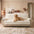 One-Piece Plush Scratch-Resistant Couch Covers with Elastic Straps