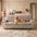 One-Piece Plush Scratch-Resistant Couch Covers with Elastic Straps