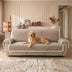 One-Piece Plush Scratch-Resistant Couch Covers with Elastic Straps