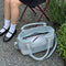 Portable Breathable Faux Leather Pet Carrier Bag Dog Cat Carrier Suitable for Travel and Vet