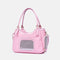 Portable Breathable Faux Leather Pet Carrier Bag Dog Cat Carrier Suitable for Travel and Vet