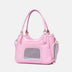 Portable Breathable Faux Leather Pet Carrier Bag Dog Cat Carrier Suitable for Travel and Vet