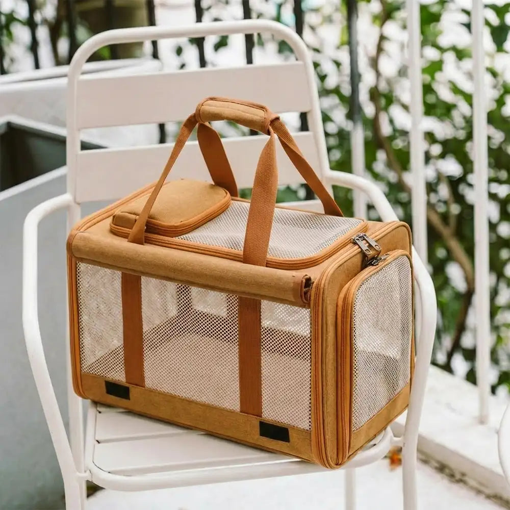 Portable Breathable Large-Capacity Expandable Multi-Functional Cat Carrier Bag