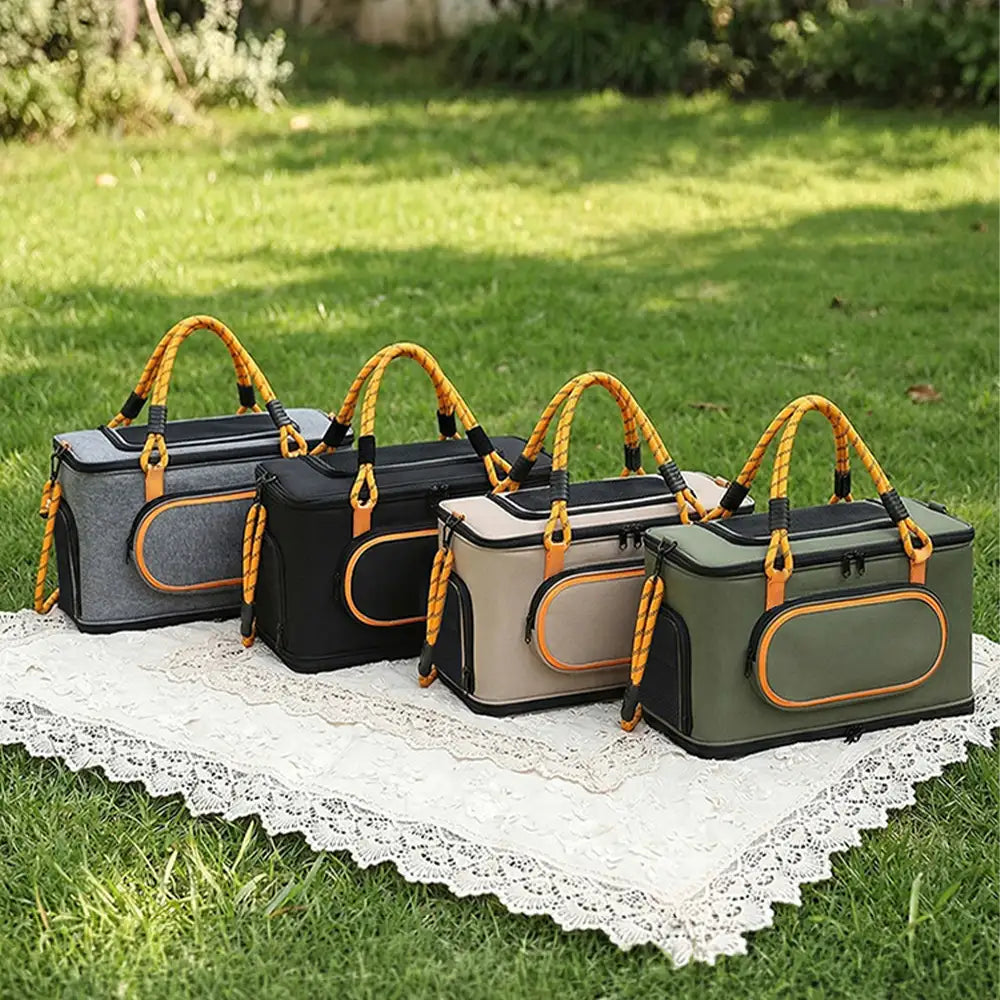 Portable Airline Approved Breathable Cat Carrier Bag for Travel