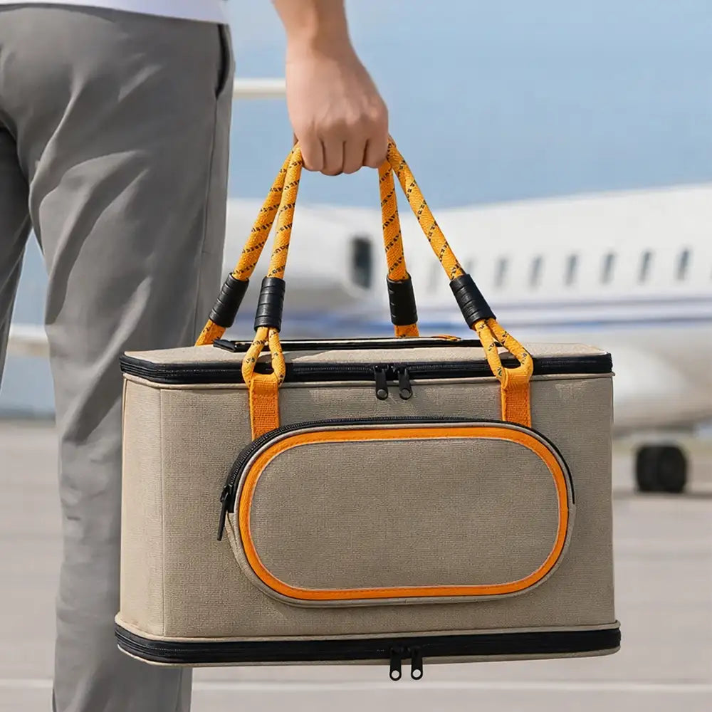 Portable Airline Approved Breathable Cat Carrier Bag for Travel