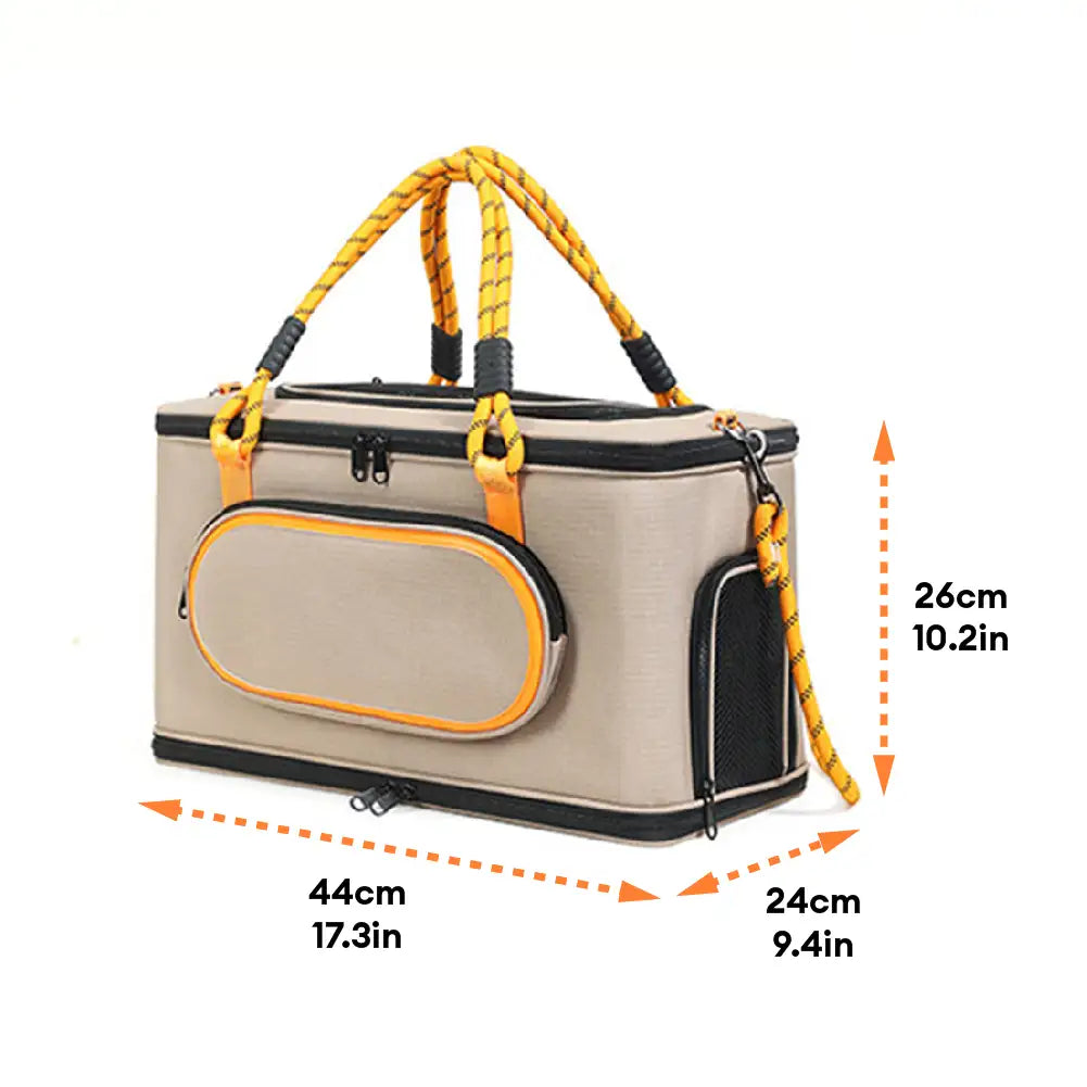 Portable Airline Approved Breathable Cat Carrier Bag for Travel