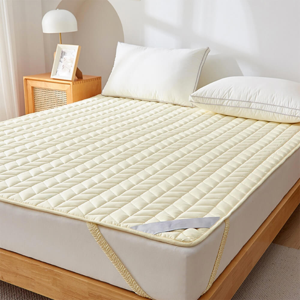 Pure Cotton Breathable Comfortable Non-Slip Mattress Topper