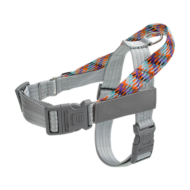 Reflective Buffer Anti Pull Large Dog Harness For Trunk