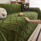 Retro Jungle Jacquard Chenille Anti-Scratch Sofa Protector Couch Cover