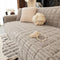 Waterproof One-Piece Cozy Flannel Sofa Protection Non-Slip Couch Cover