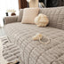 Waterproof One-Piece Cozy Flannel Sofa Protection Non-Slip Couch Cover