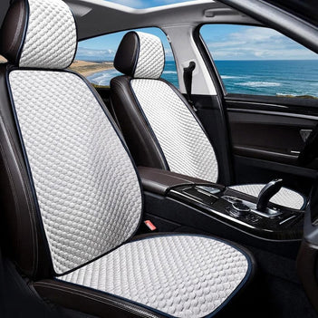 Ice Silk Cooling Breathable Car Seat Protective Front Car Seat Cover