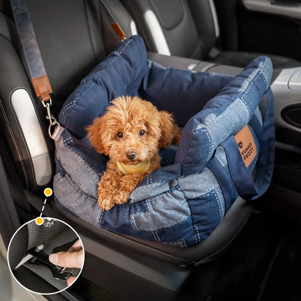Portable ISOFIX Dog Car Seat Bed with LATCH System
