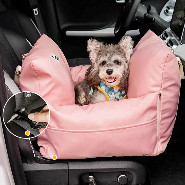 Waterproof ISOFIX Dog Car Seat Bed with LATCH System - First Class