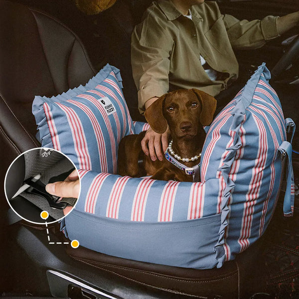 Waterproof ISOFIX Dog Car Seat Bed with LATCH System - First Class
