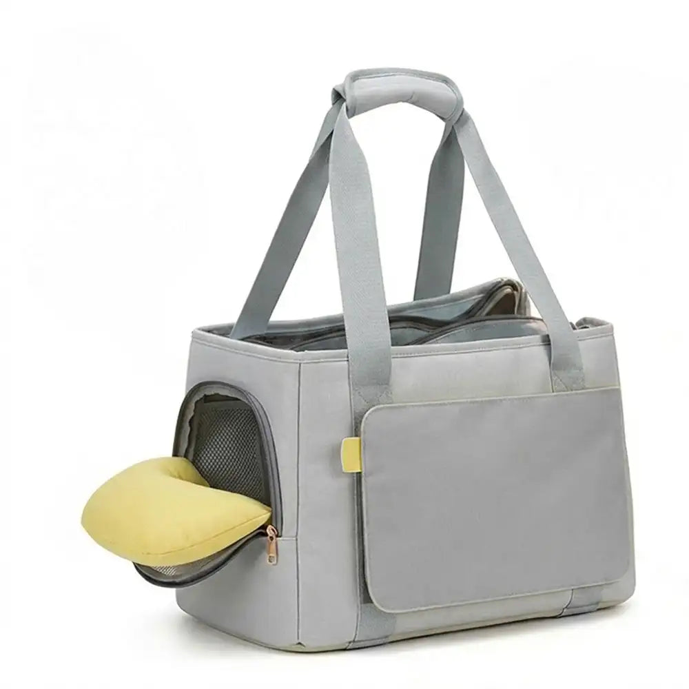 Soft-Sided Breathable Cat Carrier Shoulder Bag with Removable Pad