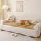Soft Brick Pattern Quilted Dog Mat Non-Slip Couch Cover