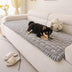 Soft Brick Pattern Quilted Dog Mat Non-Slip Couch Cover