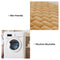 Soft Brick Pattern Quilted Dog Mat Non-Slip Couch Cover