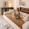 Soft Brick Pattern Quilted Dog Mat Non-Slip Couch Cover