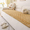Soft Brick Pattern Quilted Dog Mat Non-Slip Couch Cover
