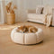Soft Neck Support Washable Round Cat Bed Dog Bed