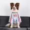 Striped Retro Reflective Dog T-Shirt for All Breeds