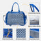 Stylish Quilted Patchwork Breathable Lightweight Pet Carrier Bag Dog Cat Carrier