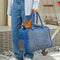 Stylish Quilted Patchwork Breathable Lightweight Pet Carrier Bag Dog Cat Carrier