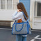 Stylish Quilted Patchwork Breathable Lightweight Pet Carrier Bag Dog Cat Carrier