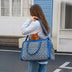 Stylish Quilted Patchwork Breathable Lightweight Pet Carrier Bag Dog Cat Carrier