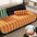 Stylish Striped Ice Silk Breathable Non-Slip Couch Cover