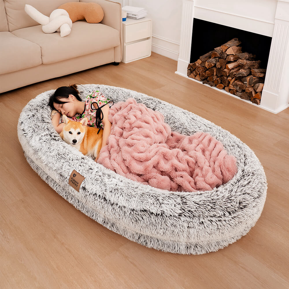 Luxury Super Large Sleep Deeper Human Dog Bed
