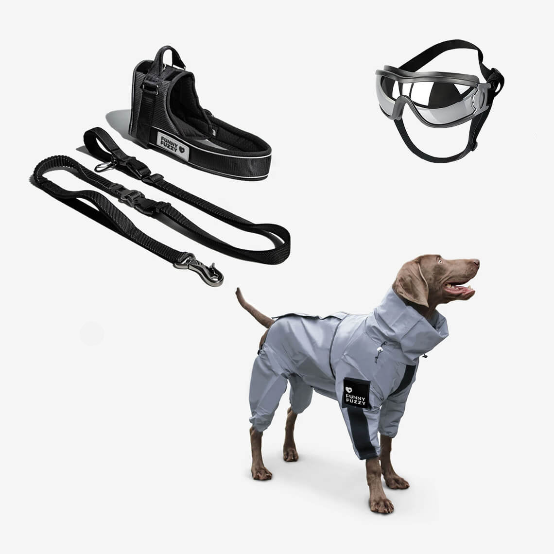 Reflective All-weather Waterproof Cool Dog Accessories Rain Coat