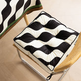 Thick Cotton Wave Pattern Chair Seat Pad Pet Mat