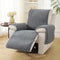 Thick Fuzzy Faux Sherpa Fleece Recliner Chair Cover with Elastic Straps