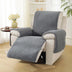 Thick Fuzzy Faux Sherpa Fleece Recliner Chair Cover with Elastic Straps
