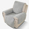 Thick Fuzzy Faux Sherpa Fleece Recliner Chair Cover with Elastic Straps