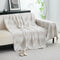 Modern Geometric Cooling Ice Silk Breathable Sofa Blanket Couch Cover