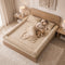 Plush Ribbed Bolster Fitted Sheet Mattress Cover - Cozy Nest