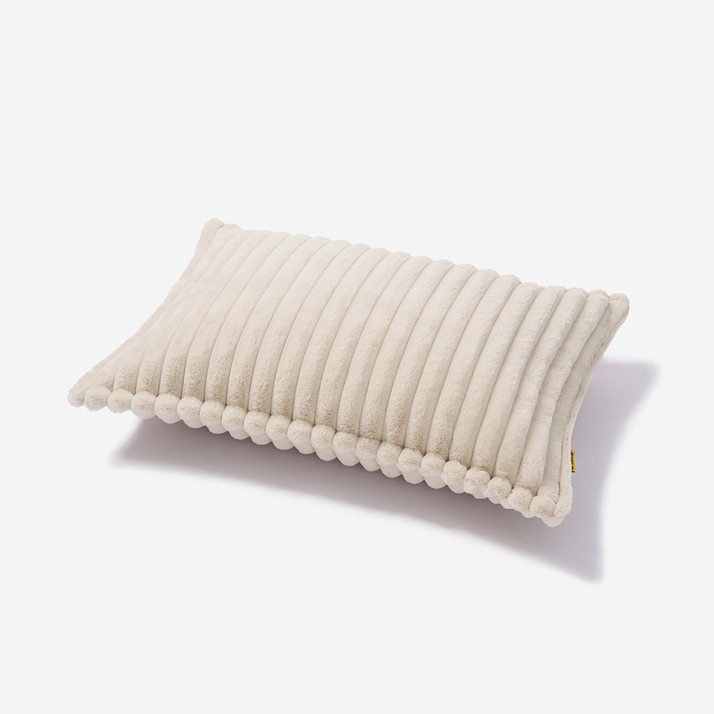 Plush Ribbed Bolster Fitted Sheet Mattress Cover - Cozy Nest