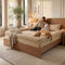 Plush Ribbed Bolster Fitted Sheet Mattress Cover - Cozy Nest