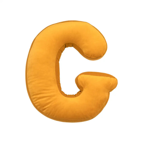 Velvet Letter Hugging Sofa Pillow