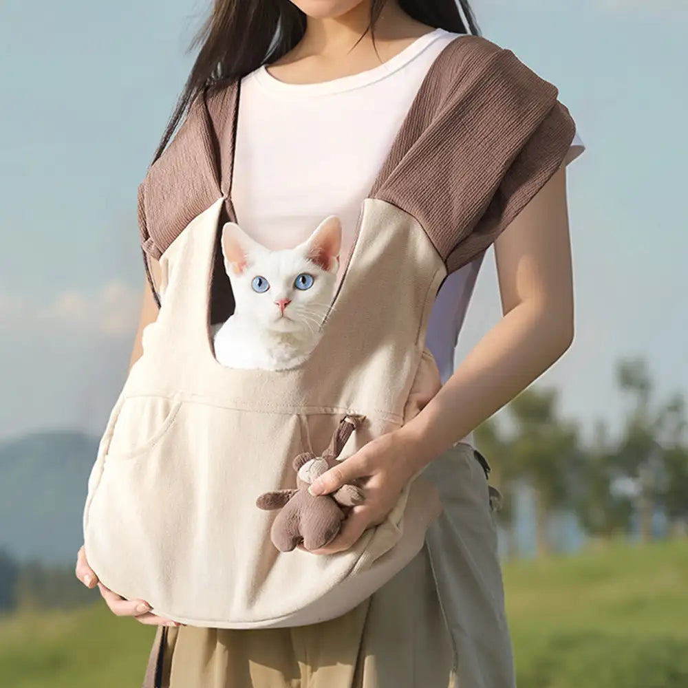 Versatile Pocket Portable Pet Front Backpack Cat Sling Chest Carrier