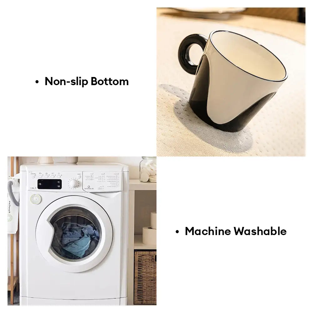 Vintage Chenille Sofa Protector with Faux Leather Panels Non-Slip Couch Cover