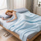 Waffle Ice Silk Cooling Double Sided Cold Effect Summer Blanket
