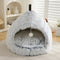Warm Plush Cozy Hideaway Cat Cave Dog Bed