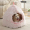 Warm Plush Cozy Hideaway Cat Cave Dog Bed