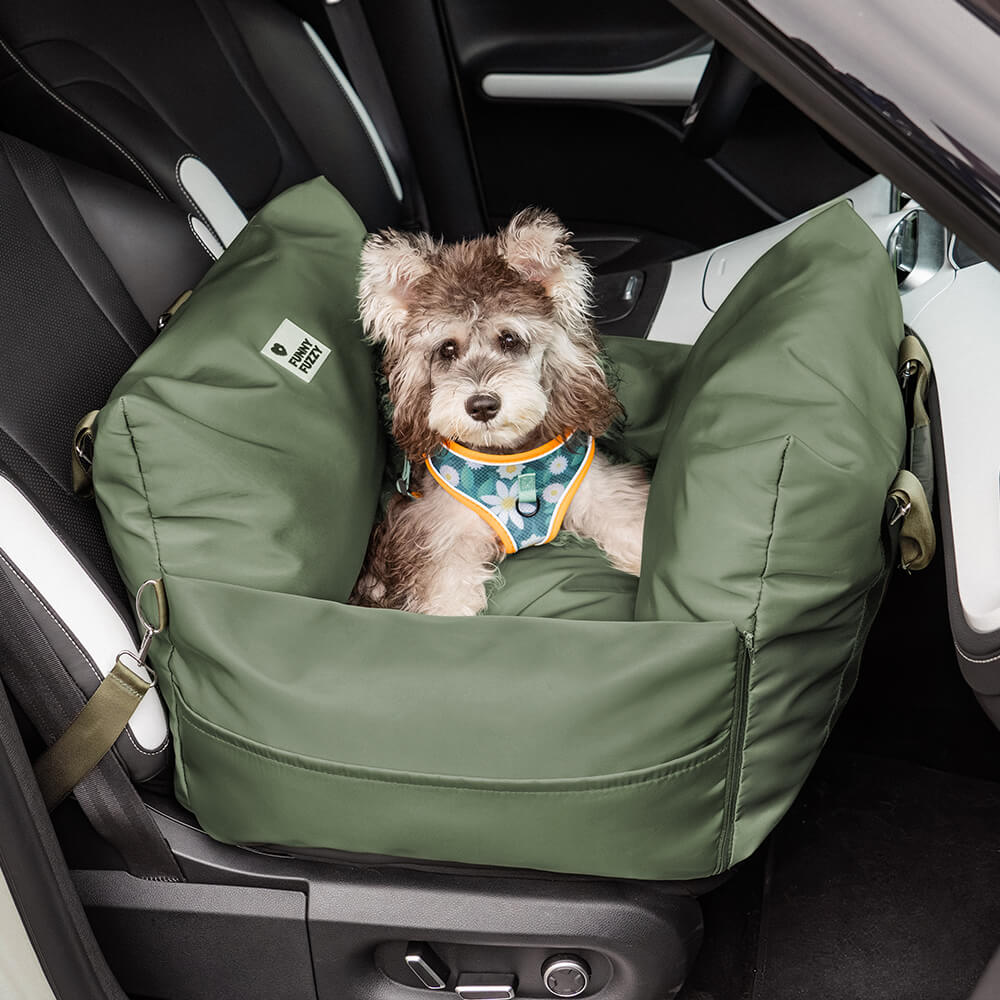 Dog in shop baby car seat