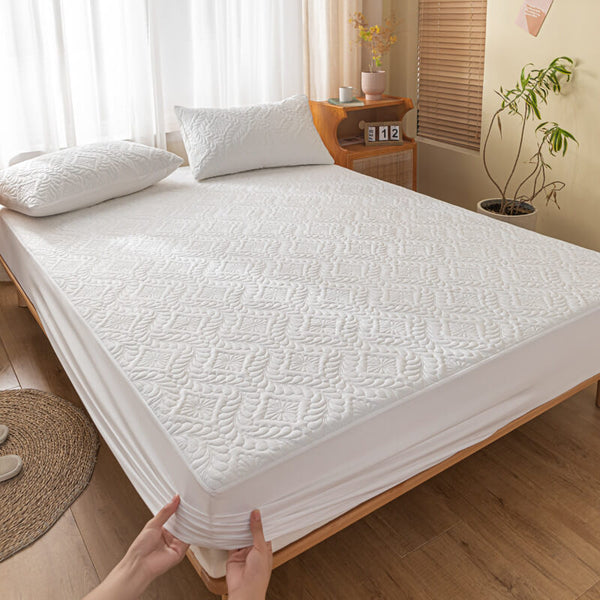 Protège-matelas imperméable et lavable, housse de matelas ajustée